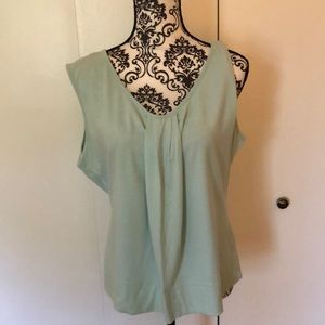 Apostrophe mint green top